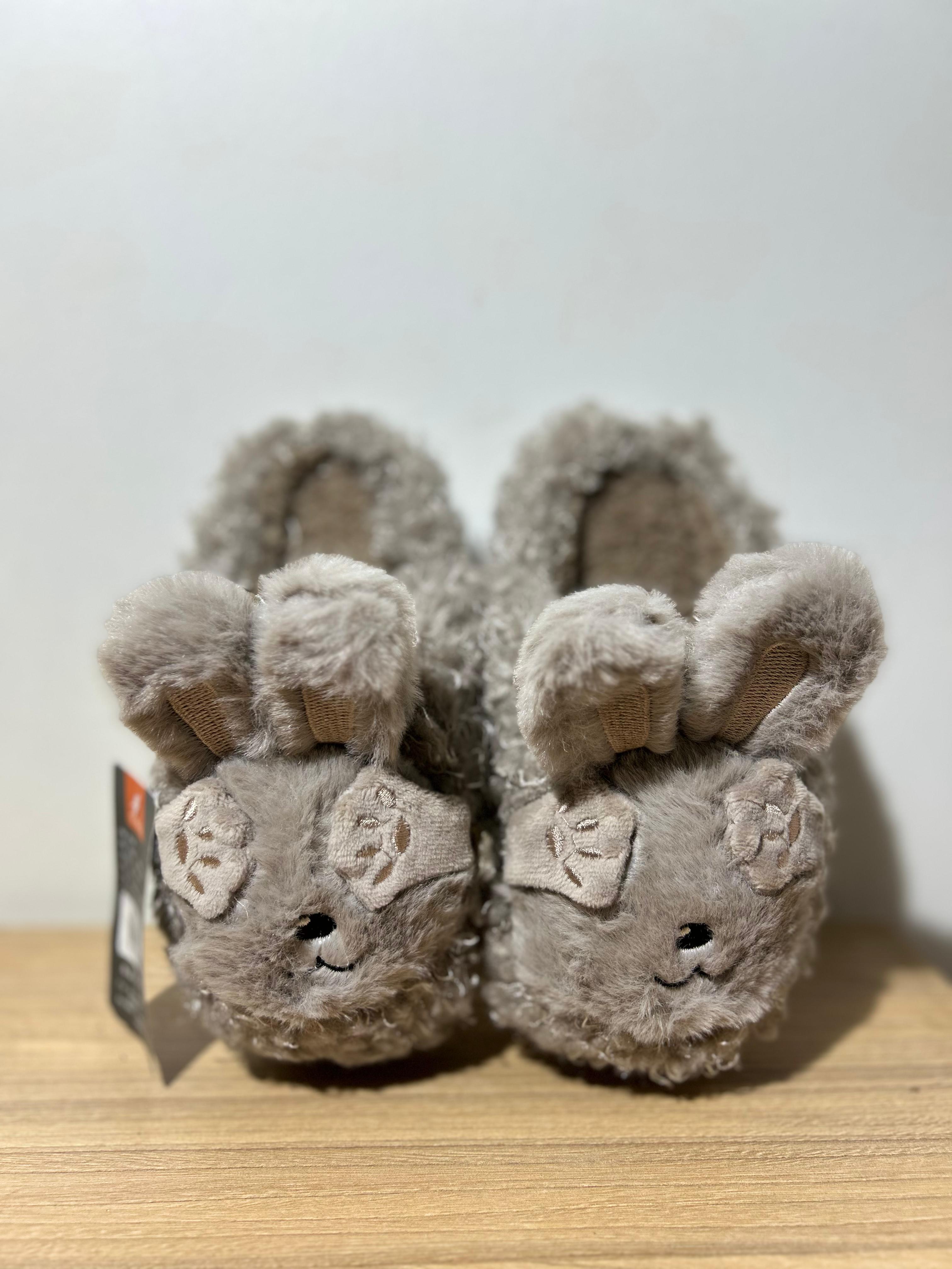 Pantuflas conejo para niños