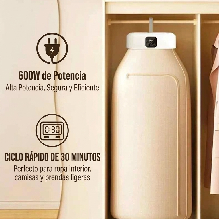 Secadora de ropa portátil