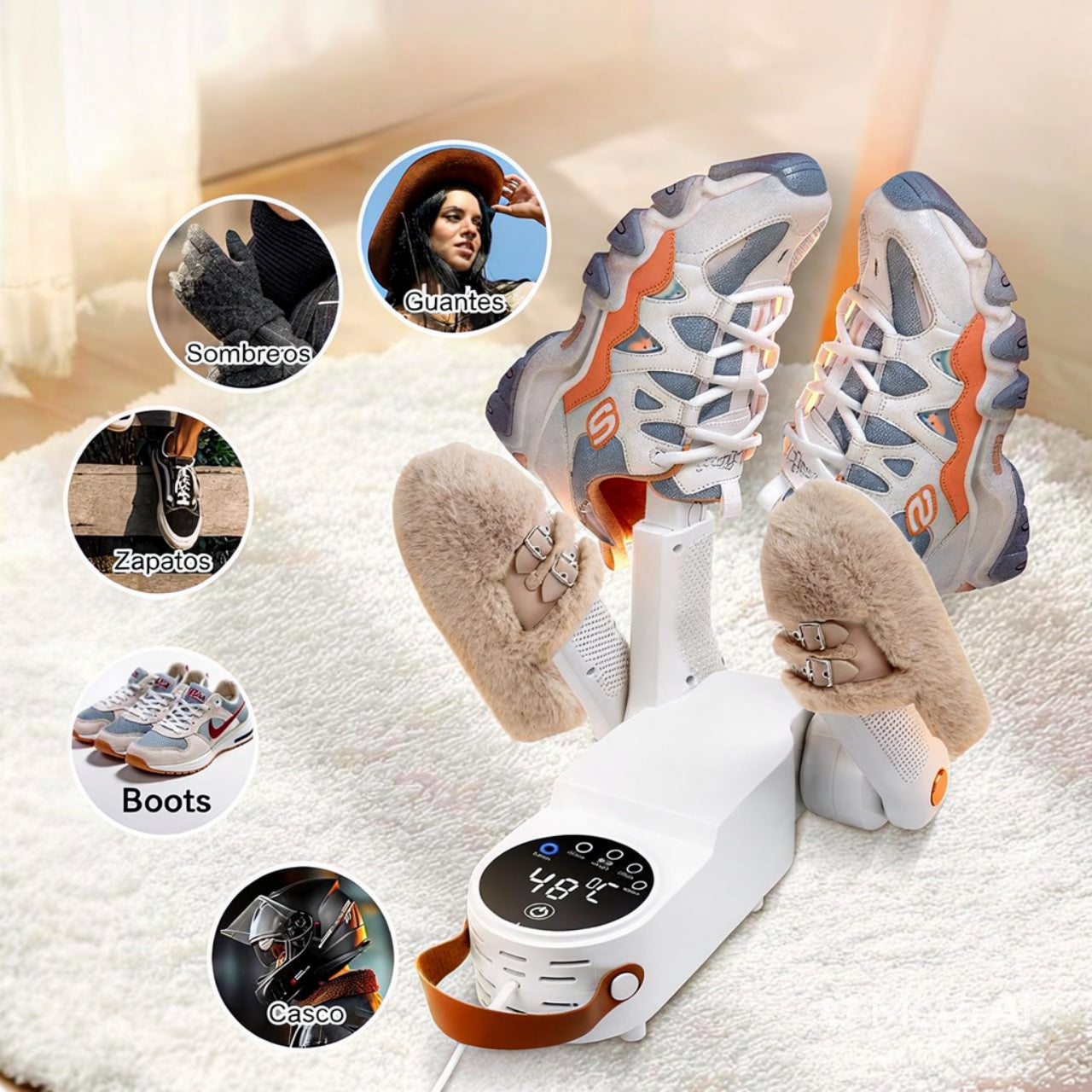 Secador de zapatillas